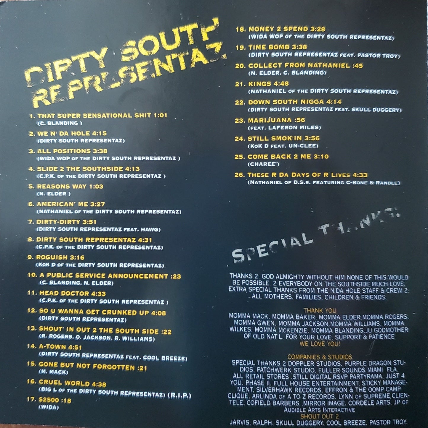 "Dirty South Representaz "